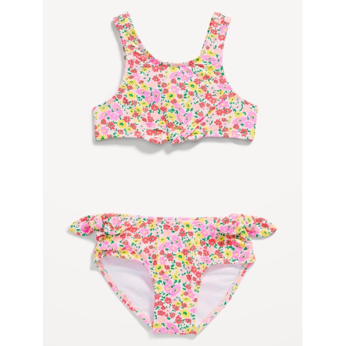 올드네이비 Printed Tie-Front Bikini Swim Set for Toddler Girls