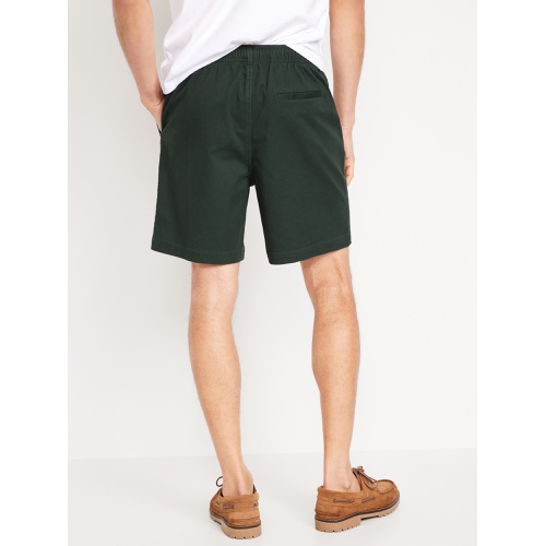 올드네이비 Pull-On Twill Jogger Shorts -- 7-inch inseam Hot Deal