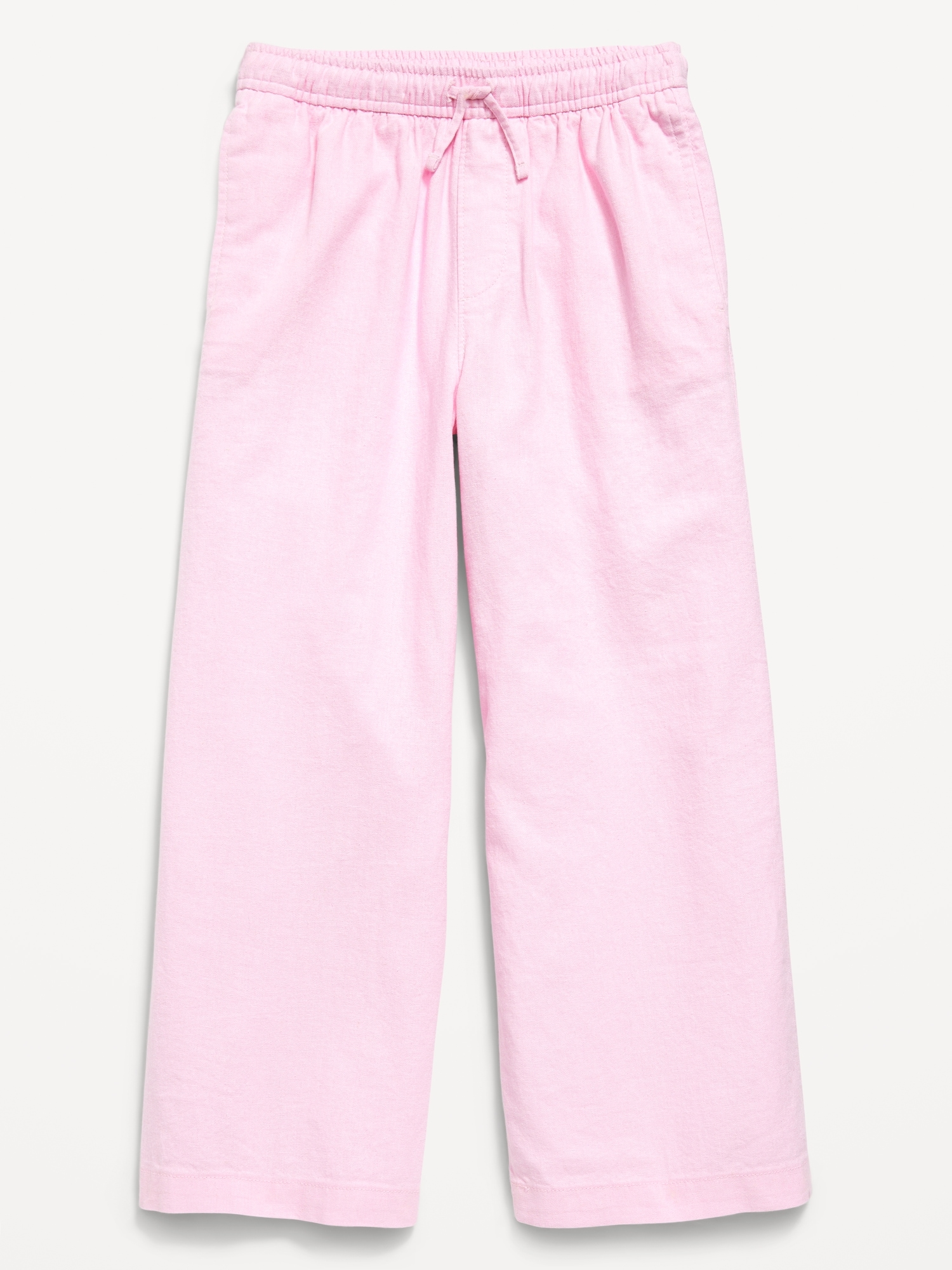 올드네이비 Loose Drawstring Linen-Blend Pants for Girls