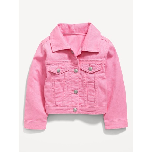 올드네이비 Cropped Trucker Twill Jacket for Toddler Girls