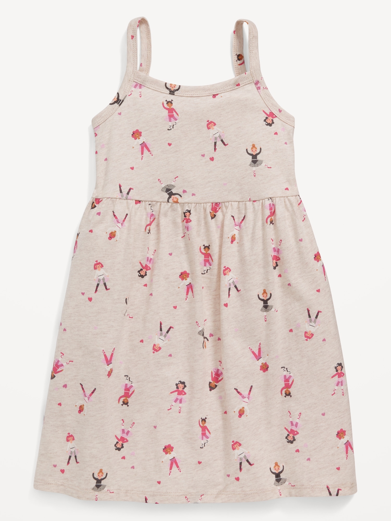 올드네이비 Printed Sleeveless Fit and Flare Dress for Toddler Girls Hot Deal
