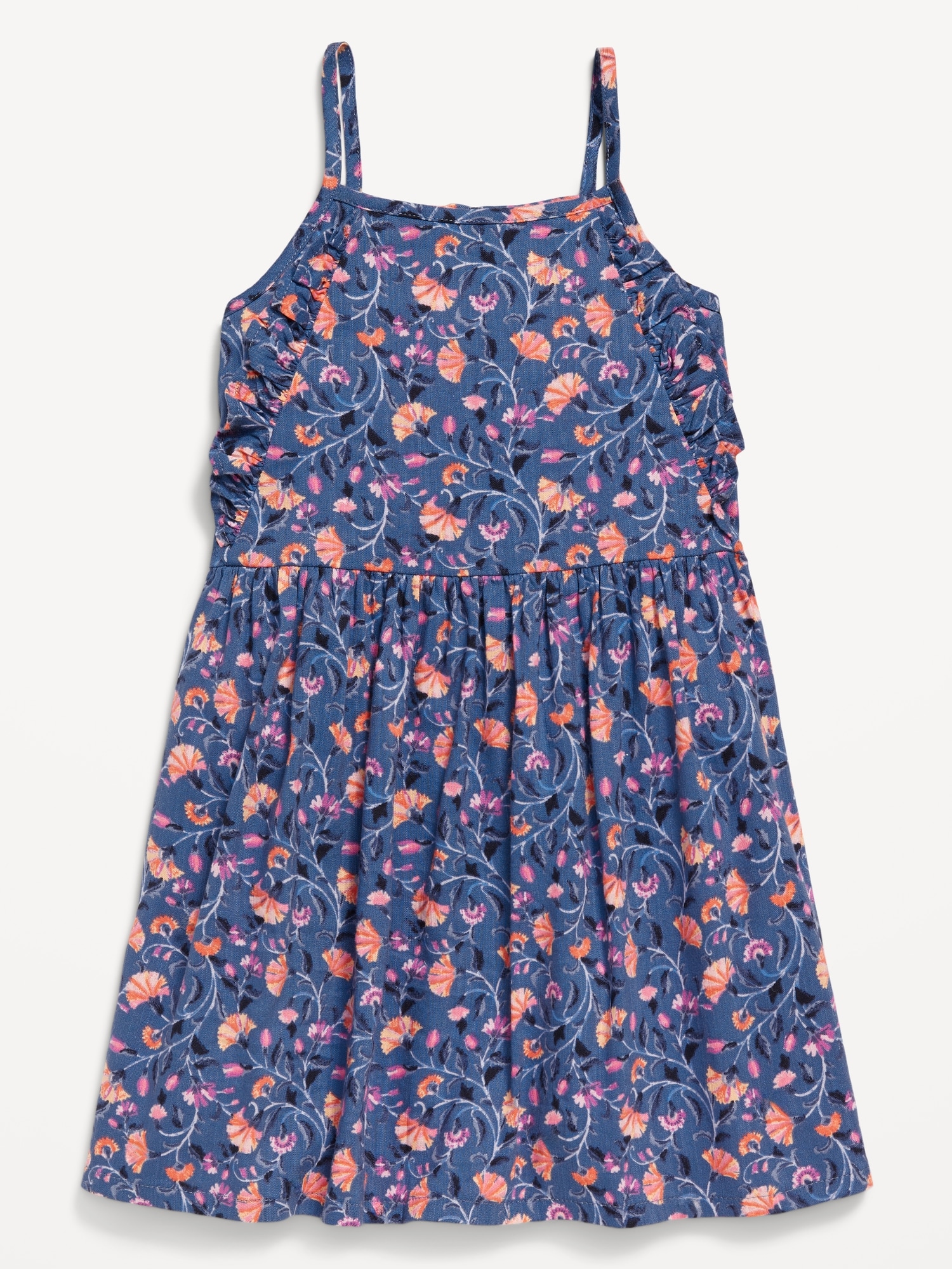 올드네이비 Printed Sleeveless Ruffle-Trim Dress for Toddler Girls