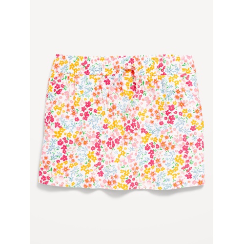 올드네이비 Linen-Blend Drawstring Skirt for Girls Hot Deal