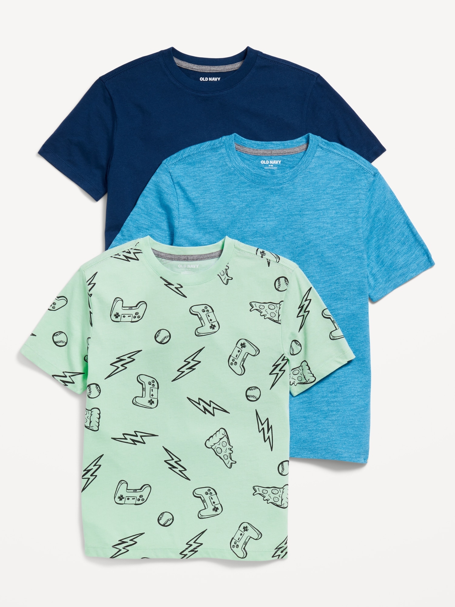 올드네이비 Softest Crew-Neck T-Shirt 3-Pack for Boys Hot Deal