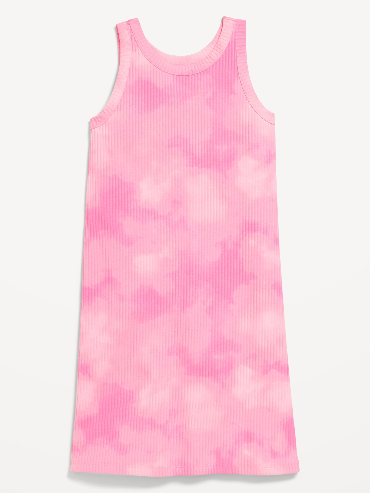 올드네이비 Printed Sleeveless Rib-Knit Dress for Girls Hot Deal