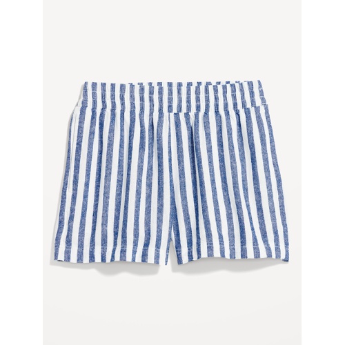 올드네이비 High-Waisted Linen-Blend Pull-On Shorts -- 3.5-inch inseam