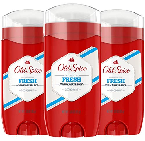  Old Spice High Endurance Long Lasting Deodorant, Fresh, 3 Ounce (Pack of 3)