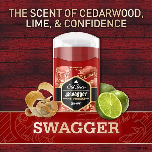  Old Spice Swagger- Confidence & Cedarwood 3 Oz (Pack of 3)