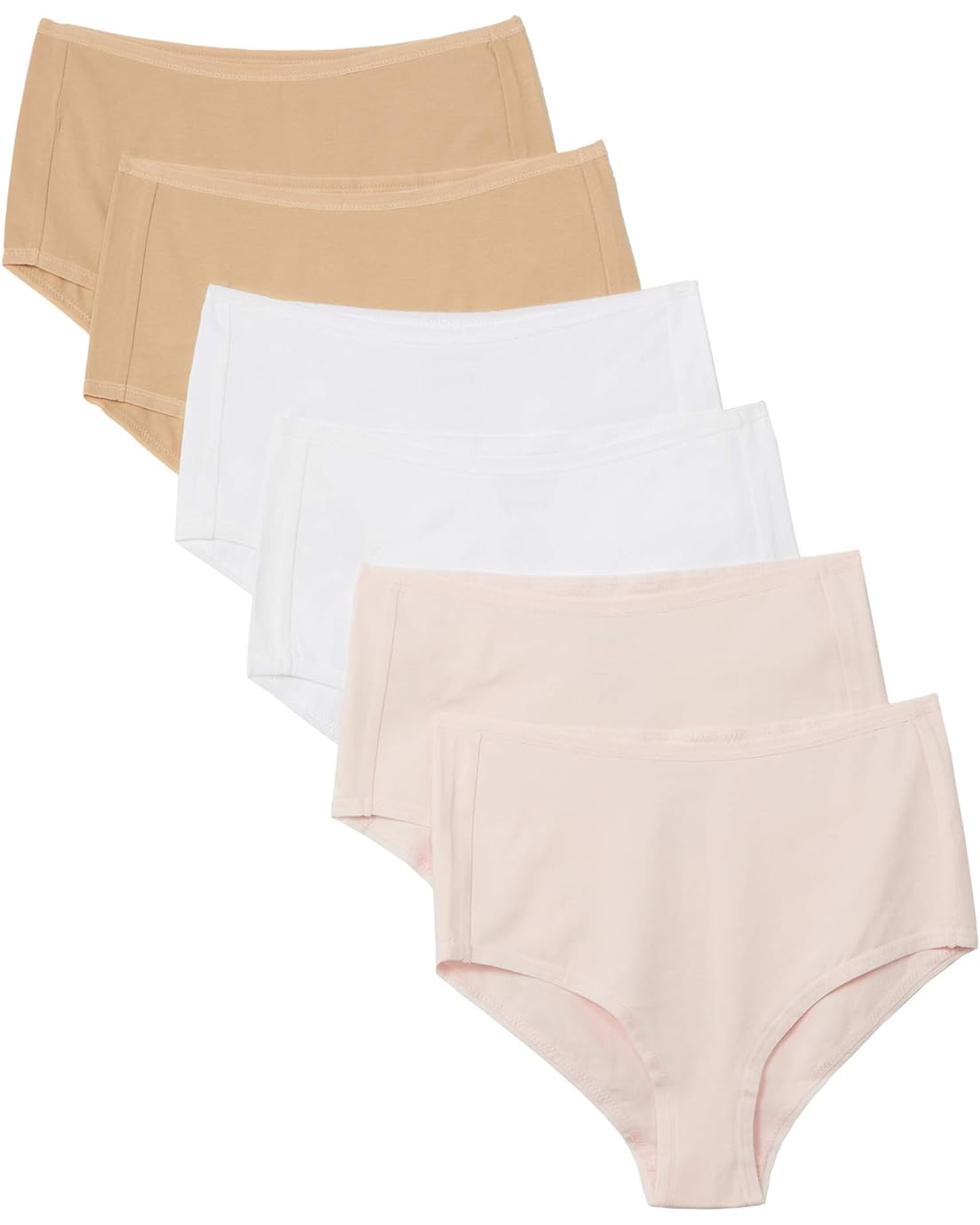 PACT Organic Cotton High-Rise Hipster 6-Pack
