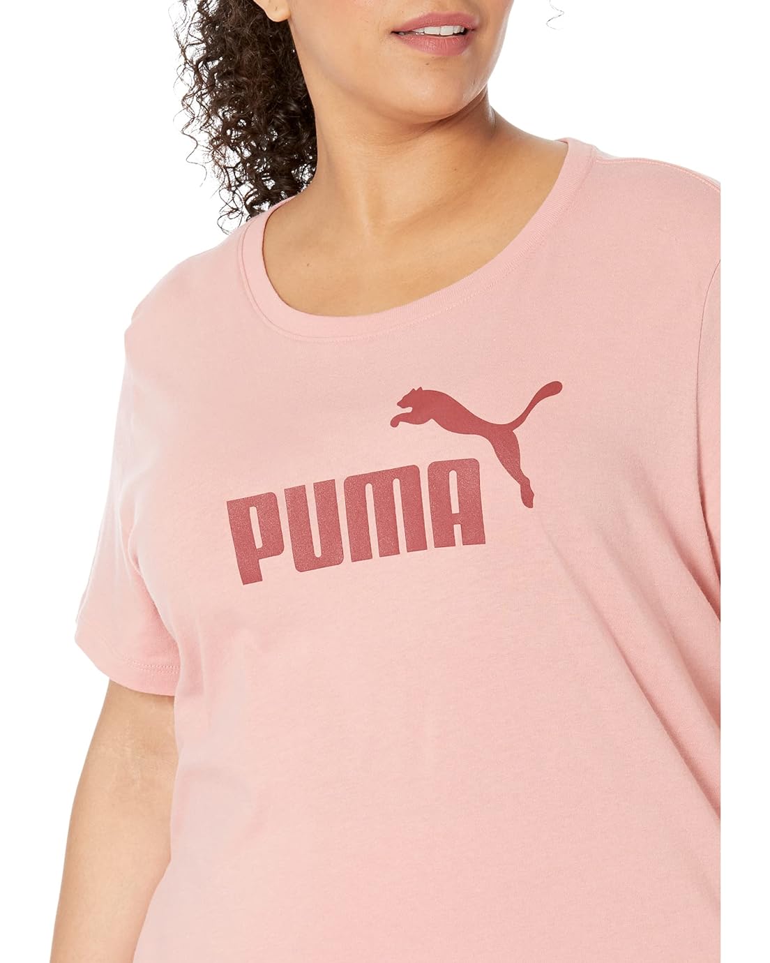 퓨마 PUMA Plus Size Essentials Logo Tee 2.0