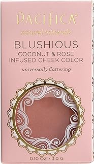 Pacifica Beauty Blushious Coconut & Rose Infused Cheek Color, Camellia, 0.10 Ounce