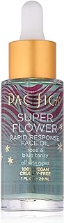 Pacifica Beauty Super Flower Rapid Response Face Oil, Soothes Irritated Skin, Vegan and Cruelty Free, Rose, 1 Fl.Oz
