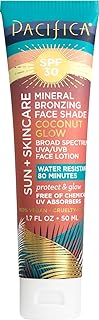 Pacifica Sun + skincare mineral bronzing face shade glow spf 30, Coconut 1.7 Fl Oz