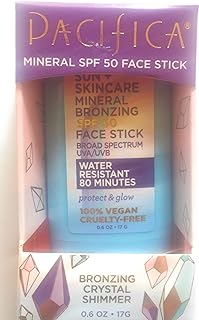 Pacifica Sun Skincare Mineral Bronzing Face Stick 50 SPF, 0.6 Ounce