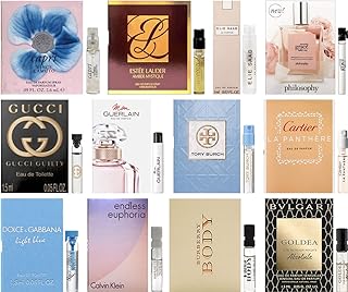 Designer Fragrance Samples Pour Femme - Sampler Lot x 12 Perfume Vials For Her (1.3)
