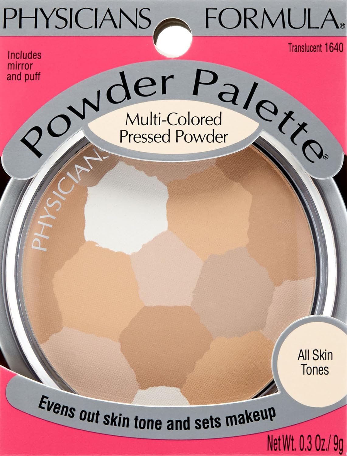  Physicians Formula Powder Palette Color Corrective Powders Multi-Colored Pressed Powder, Translucent, 0.3 Ounce