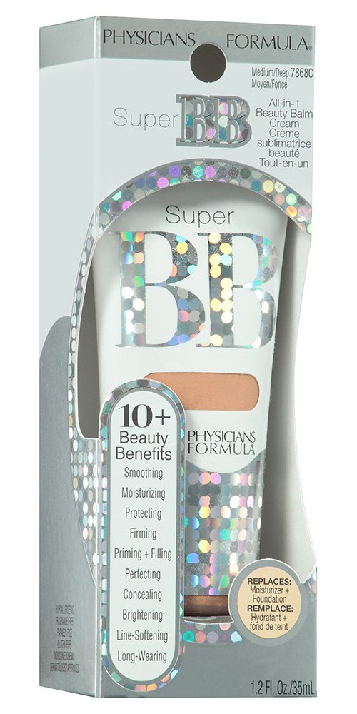  Physicians Formula Super BB All-in-1 Beauty Balm Cream, Medium/Deep, 1.2 Fluid Ounces