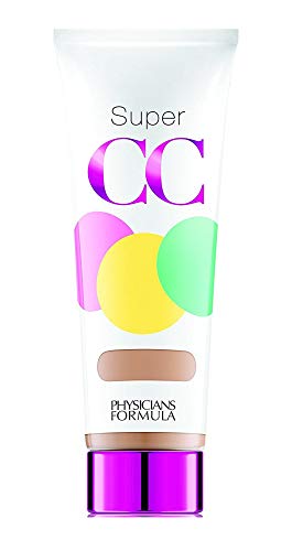  Physicians Formula Super CC Color-Correction + Care CC Cream, Light/Medium 1.2 Ounces, SPF 30
