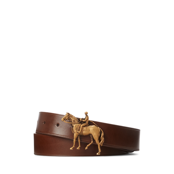 Standing Horse Leather Belt