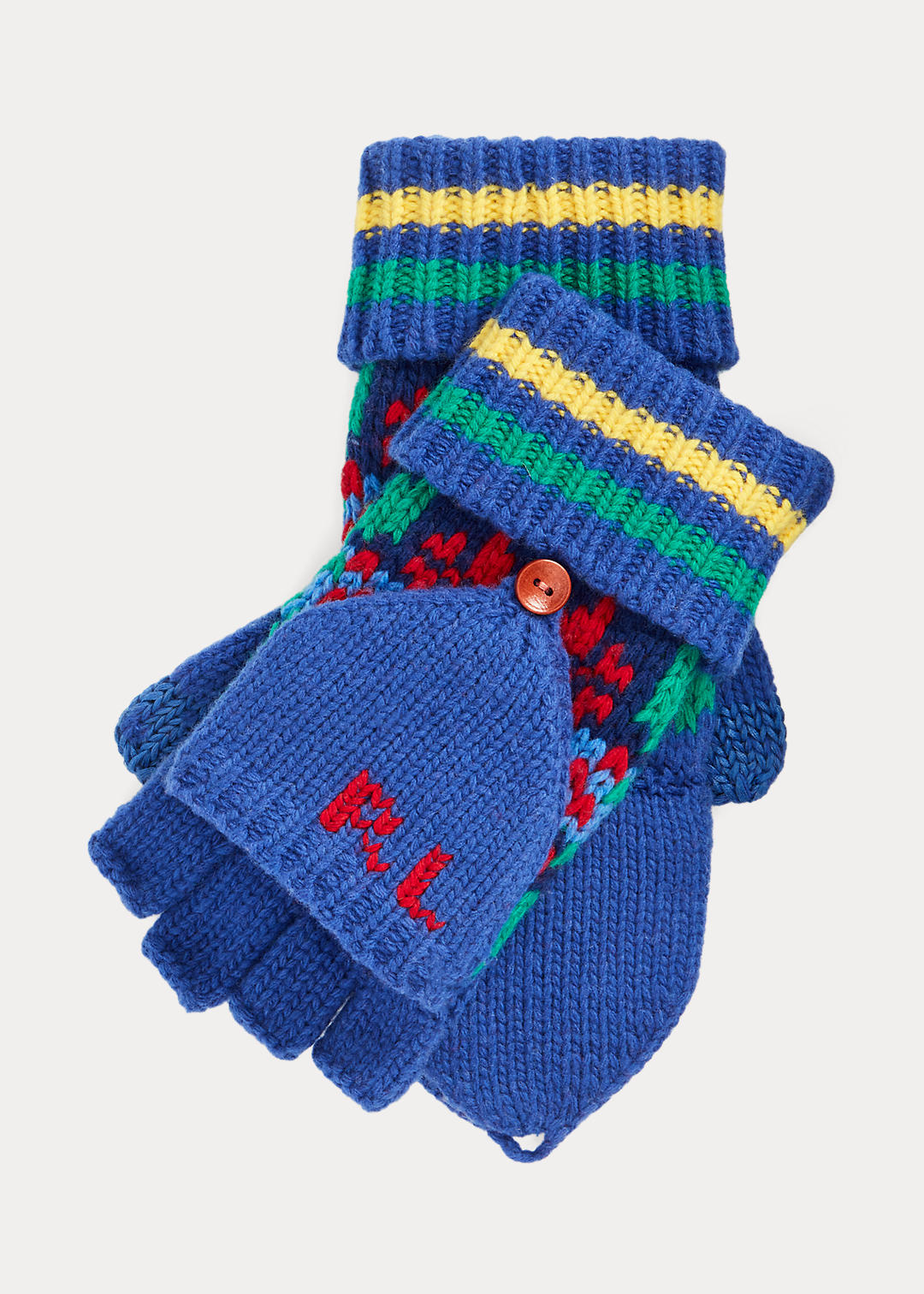Wool-Blend Convertible Gloves