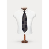Handmade Pin Dot-Check Silk Tie