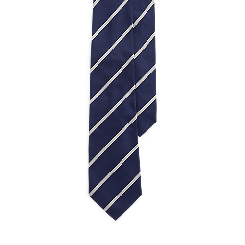 Striped Silk Repp Tie
