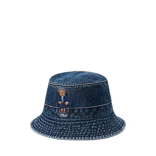 폴로 랄프로렌 Polo Bear Denim Bucket Hat