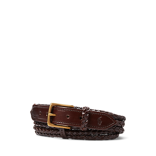 Braided Bridle Leather Belt
