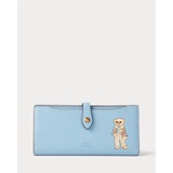 Polo Bear Leather Snap Wallet