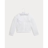 Pointelle-Knit Cotton Cardigan