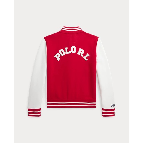 폴로 랄프로렌 Logo Double-Knit Baseball Jacket