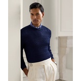 Textured Silk-Cotton Sweater