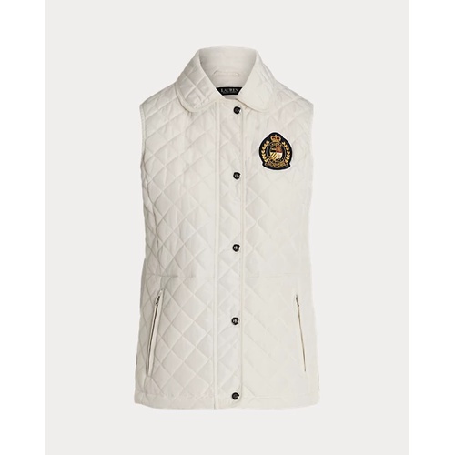 폴로 랄프로렌 Crest-Patch Diamond-Quilted Vest