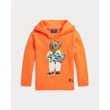 Polo Bear Cotton Hooded Sweater