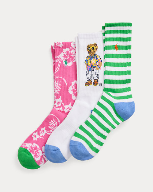 폴로 랄프로렌 Polo Bear Crew 3-Sock Gift Set