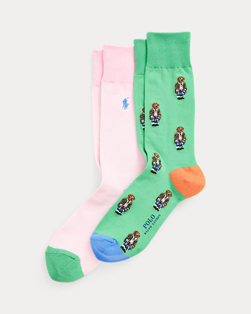 폴로 랄프로렌 Polo Bear Trouser Sock 2-Pack