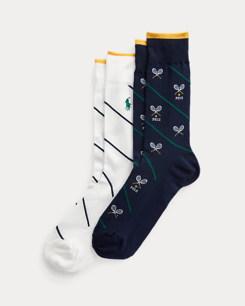 폴로 랄프로렌 Racquet Trouser Sock 2-Pack
