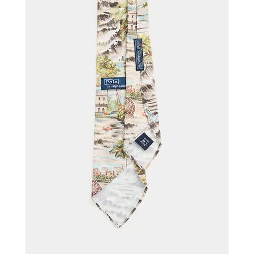 폴로 랄프로렌 Vintage-Inspired Tropical-Print Tie