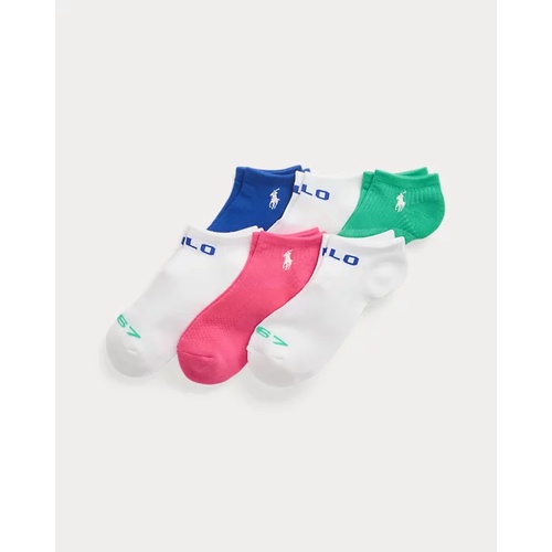폴로 랄프로렌 Pony and Logo Ankle Sock 6-Pack