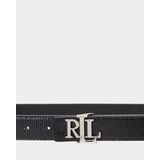 Logo Reversible Lizard-Embossed Belt