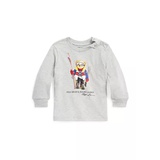Baby Boys Polo Bear Cotton Long-Sleeve T-Shirt