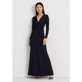 Twist-Front Jersey Gown