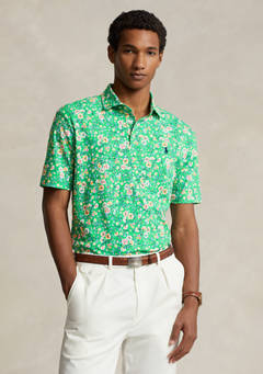 폴로 랄프로렌 Classic Fit Floral Soft Cotton Polo Shirt