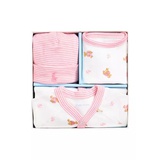 Baby Girls Floral Cotton 3-Piece Gift Set