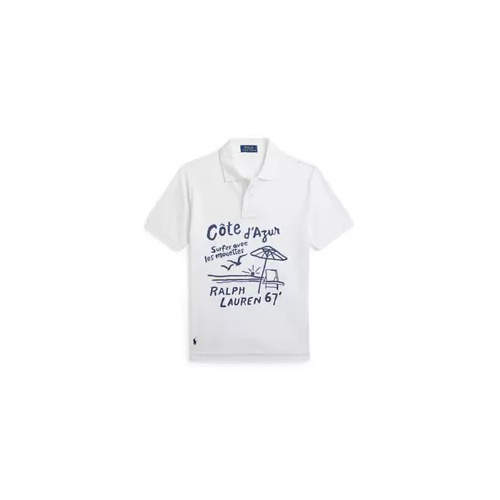 폴로 랄프로렌 Boys 8-20 Embroidered Cotton Mesh Polo Shirt