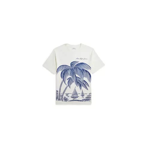 폴로 랄프로렌 Boys 8-20 Beach Print Cotton Jersey Graphic T-Shirt