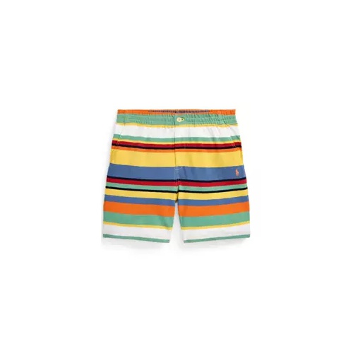 폴로 랄프로렌 Boys 8-20 Striped Cotton Mesh Shorts