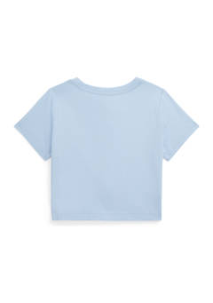 폴로 랄프로렌 Girls 2-6x Twist Front Cotton Jersey T-Shirt
