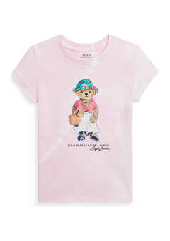 폴로 랄프로렌 Girls 2-6X Polo Bear Tie Dye Cotton Jersey T-Shirt