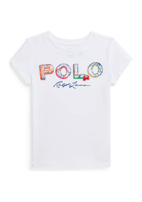 Girls 2-6x Tropical Logo Cotton Jersey T-Shirt